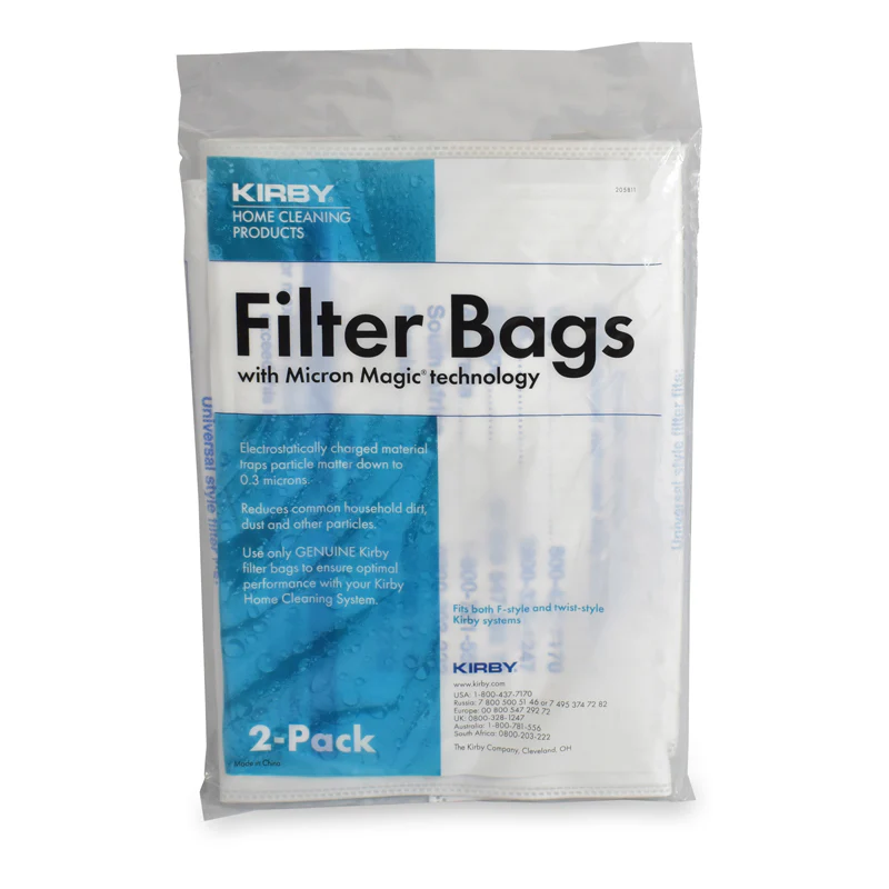 Kirby Pet Owners Charcoal Odor Filtration Vacuum Bags - 2 pk - Universal Fit