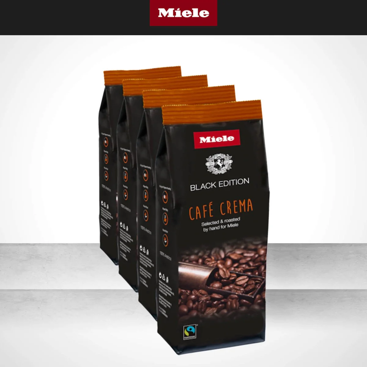 Miele Coffee Black Edition Café Crema - 4 Pack - Image 6